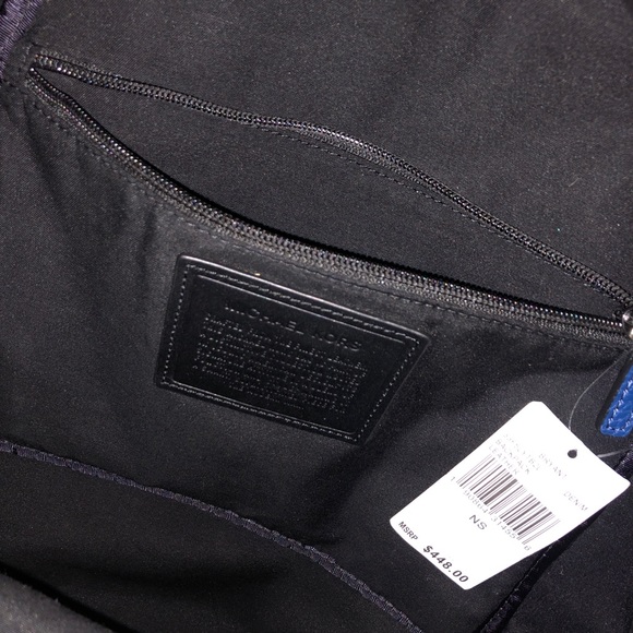 Micheal Kors Blue Leather Backpack main image 10